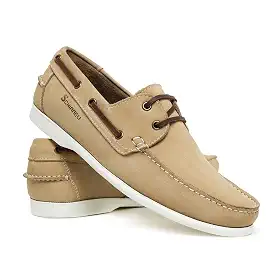 Mocassim Masculino em Couro Legítimo, Dockside Náutico, Azul Marinho, Marrom e Preto, Antiderrapante, Casual para Caminhada e Uso Diário