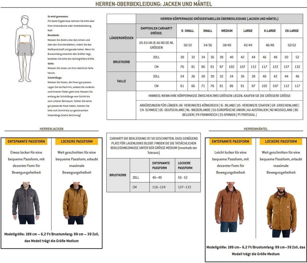 Carhartt Bekleidung Wind- und Regenjacke grau