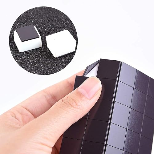 Miniatura 3 de Juego de 100 bandejas de acuarela con rayas magnéticas, de plástico blanco, vacío, para artistas, para bricolaje, acuarela, óleos o acrílicos,