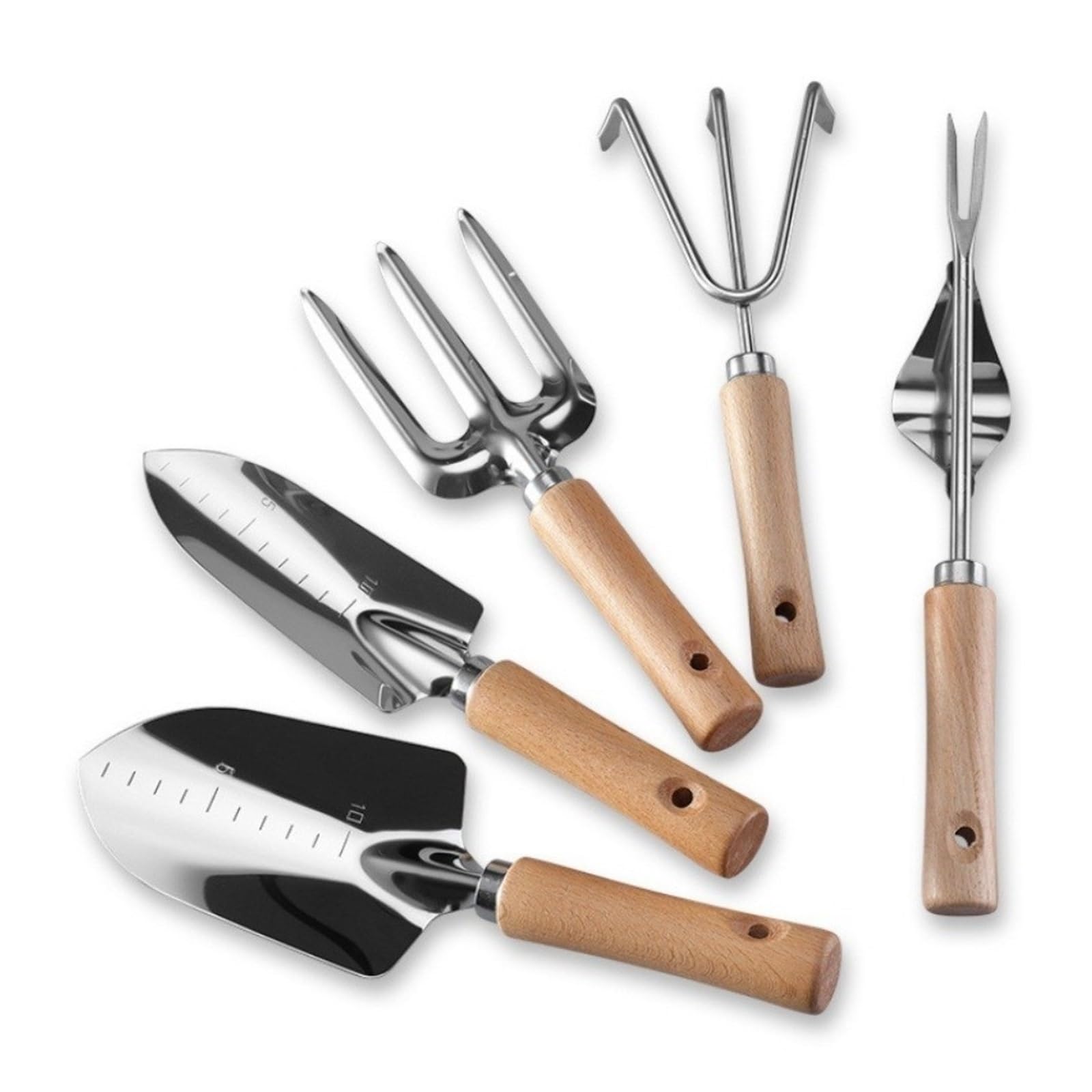 11 Teile/Satz Professionelle Garten Hand Werkzeug Set Handheld Ergonomische Griff Gartenbau Pflanzen Werkzeuge Nicht-Slip Rostfrei Vielseitig Einfach Zu Bedienen(Style B)