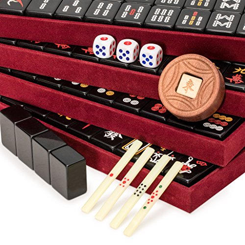 Mahjong Jet Set con 148 Fichas y Brazalete Mini Fichas miniatura 3