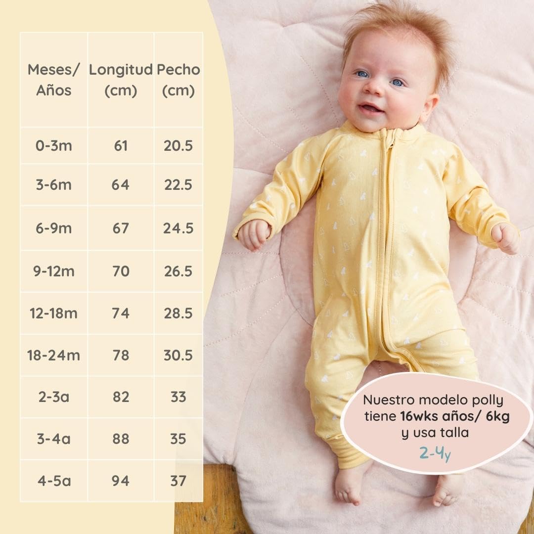 Bramble & Bear Pijama Bebé Niño y Niña (Packs de 2) - Algodón Orgánico. Pijamas Enteros para Bebés Supersuaves