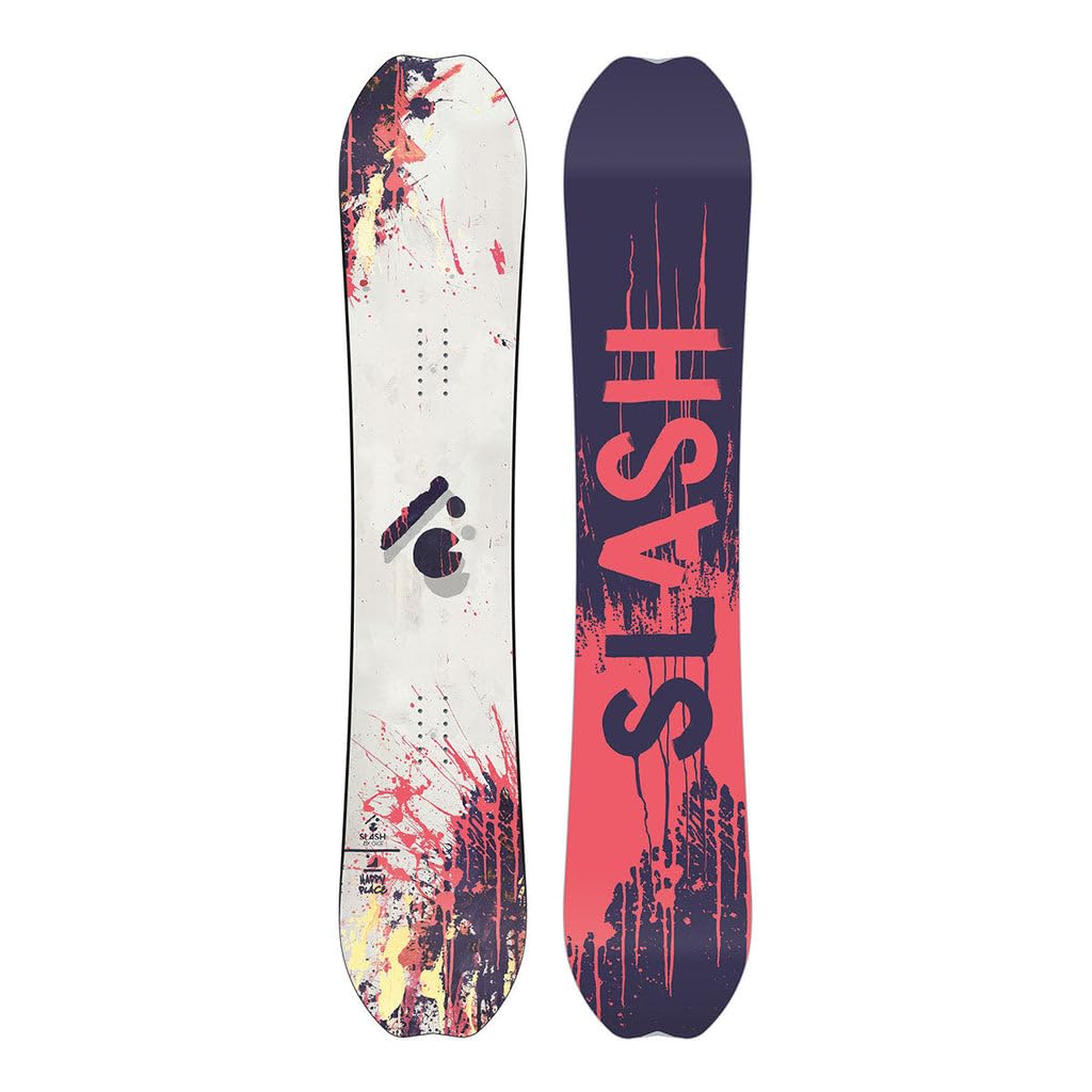 Amazon.com : Slash by Gigi, Happy Place Snowboard, Carbonbon, Bi  
