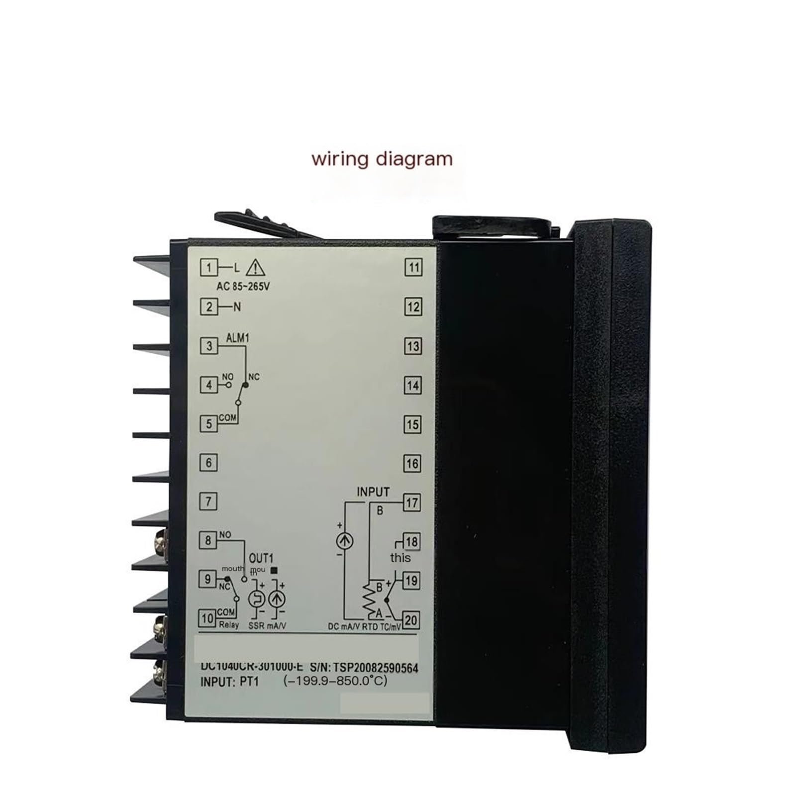 Regolatore di temperatura DC1040CL-302000-E Misuratore di controllo della temperatura