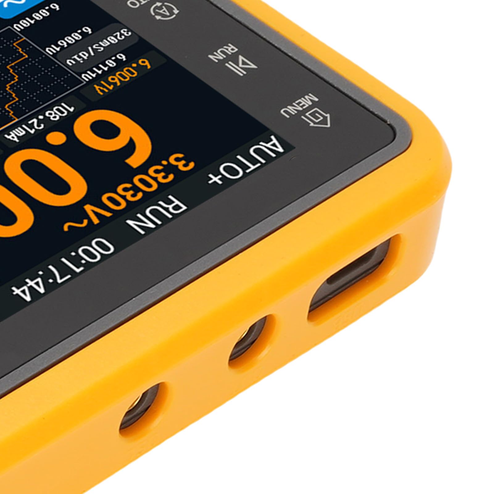 Eujgoov 4-1/2 Ziffern Digitaler Multimeter-Oszilloskop-Signalgenerator 3 in 1 Handheld-Gerät mit 3, 5-Zoll-Voll-Touchs-Bildschirm für Elektrische Tests