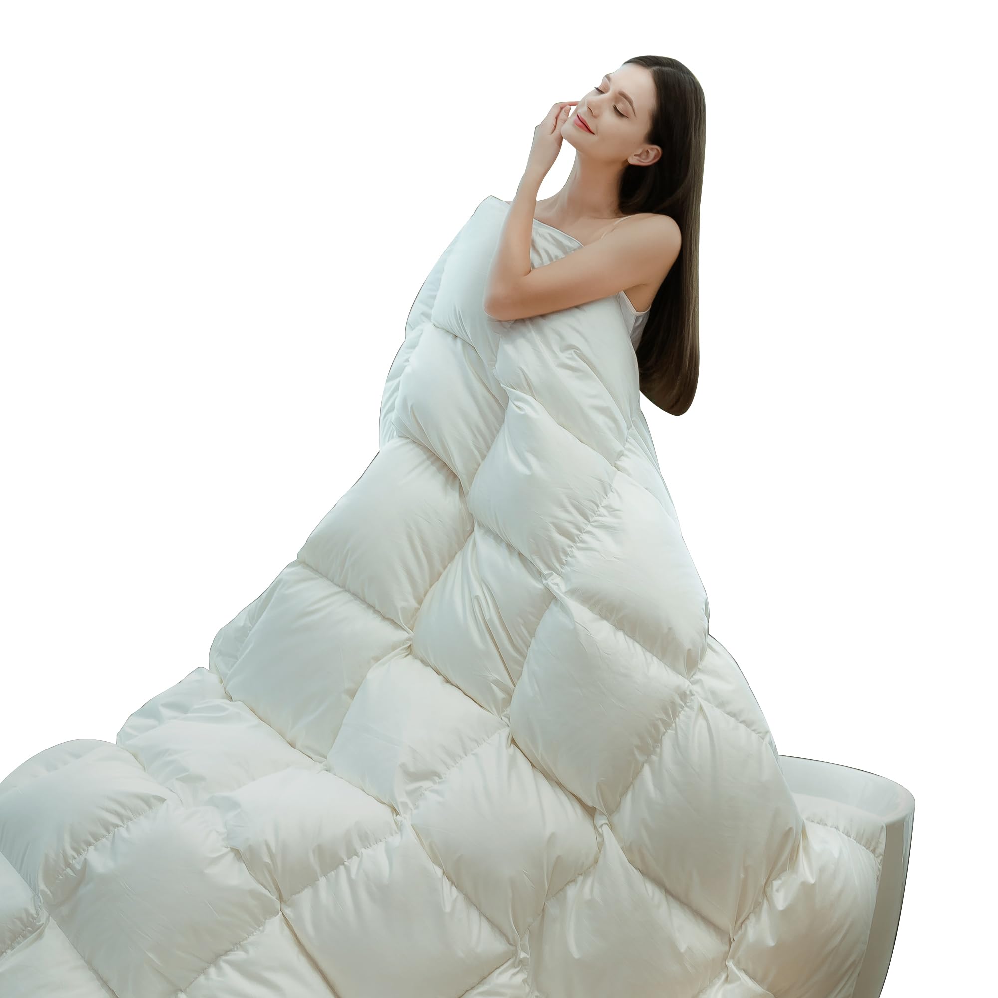 Cosybay Luxurious Goose Down Comforter King SizeAll Season Feather