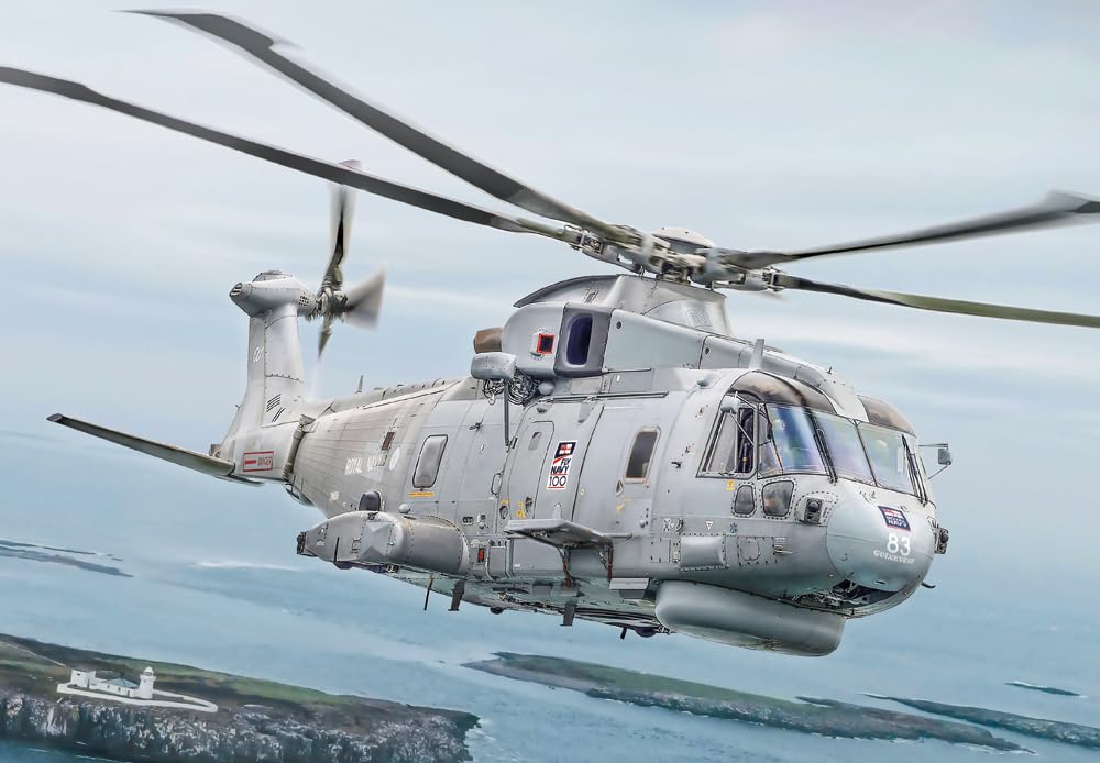 Italeri 1486 AW101 Merlin HM.1, scala 1:72, Plastic Model Kit/Modello in plastica da montare