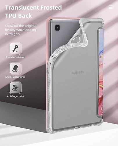 Miniatura 3 de MoKo Funda compatible con Samsung Galaxy Tab A7 Lite de 8.7 pulgadas 2021 (SM-T225T220T227), funda inteligente delgada y ligera con triple soporte