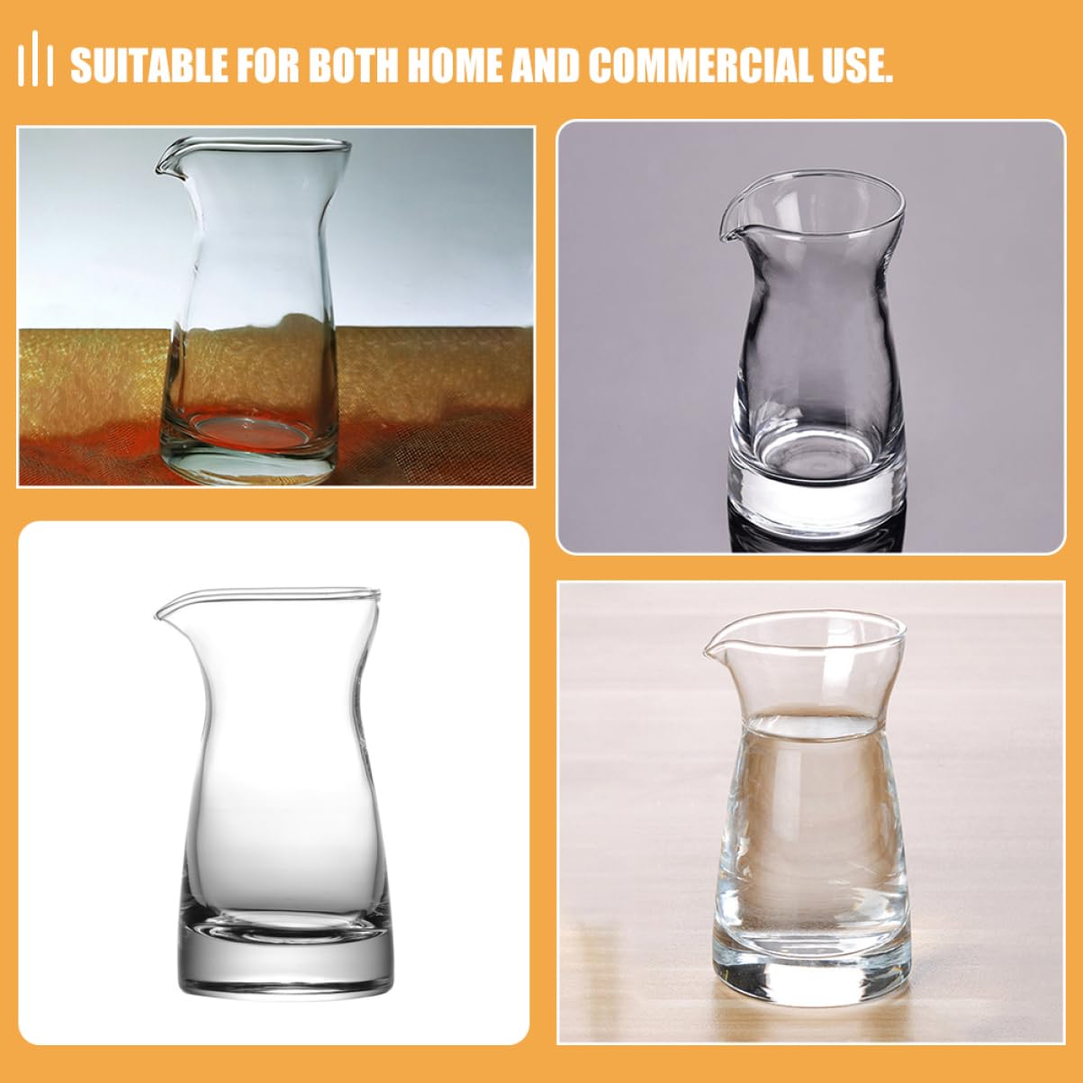 ABOOFAN Milchkännchen zur Frischebewahrung 80 Ml 6 Stück aus Glas mit Elegantem Design für Zuhause und Gastronomiebereich
