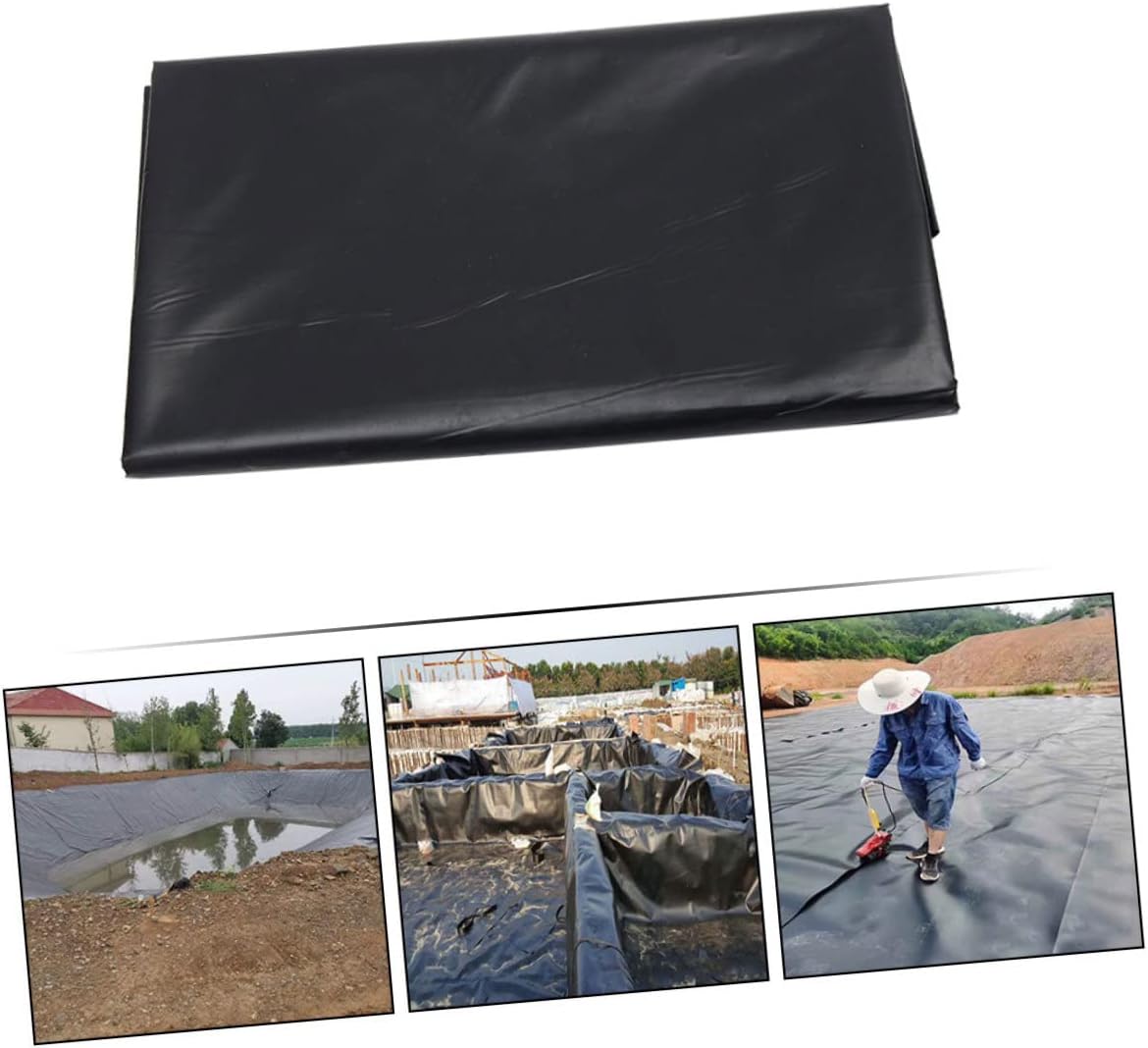 Liner Hdpe Film for Fish Ponds Waterfalls and Water Gardens Durable Tear-Resistant Material for Custom Sizing Prevents Water Seepage Ensures Fish Safety