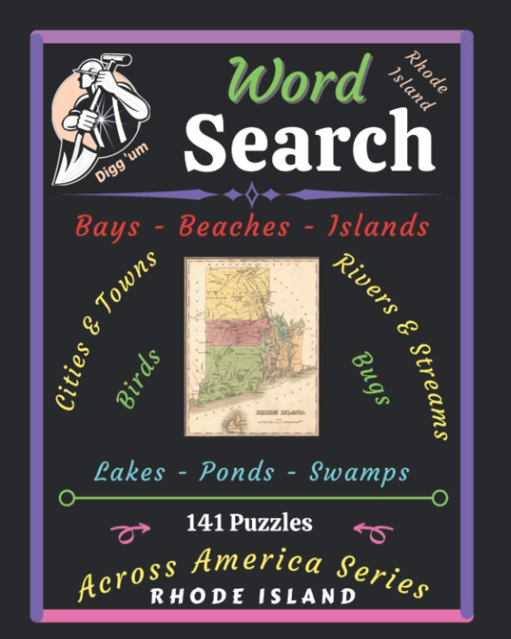 RHODE ISLAND: Across America Series – Word Search Puzzles
