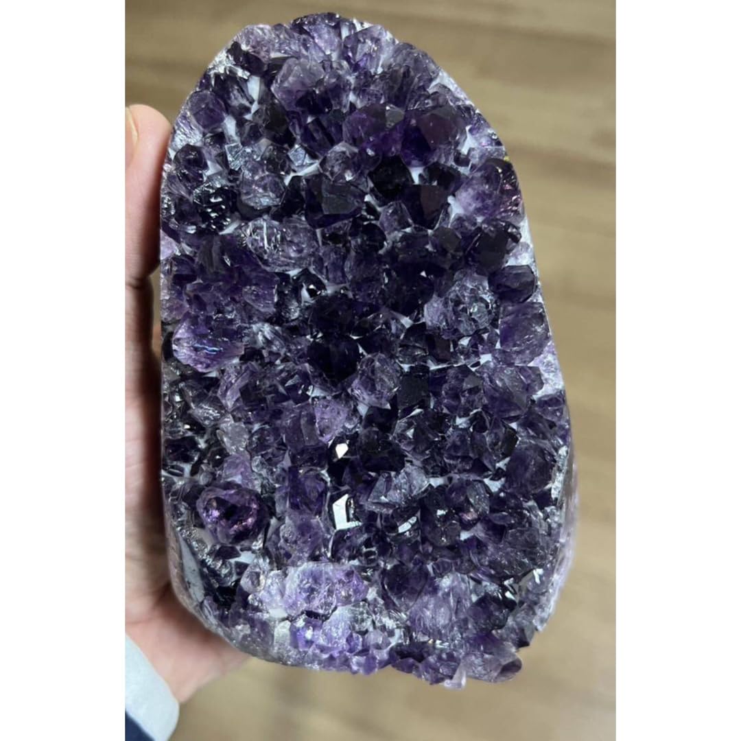 新品　超大最高品質アメジストドームミニクラスター　希少品　台座込　送料無料 超大最高品質アメジストドームミニクラスター共生タイプ希少台座込み