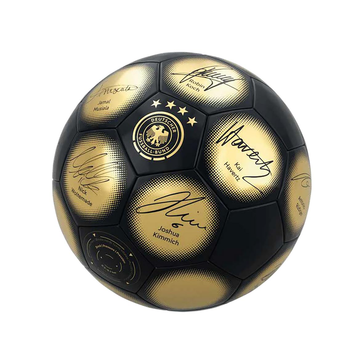 Unterschriftenball Größe 1 – Mini Fußball zum Signieren – Sammelball für Autogramme – Fanball für Kinder, Vereine & Events