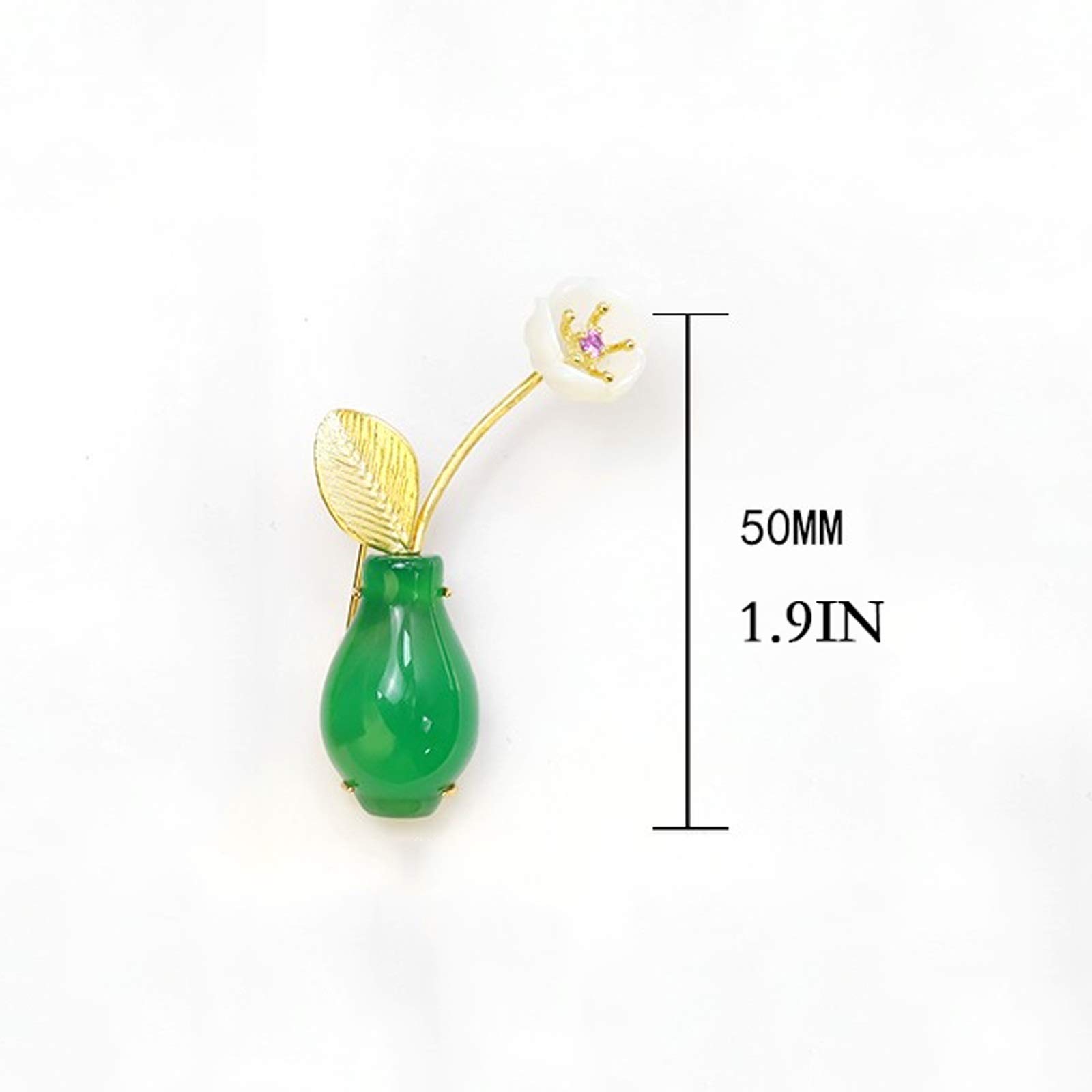 Kobiety Broszka Przypinki Jade Butelka Broszki Retro Temperament Broszka Moda Biżuteria Płaszcz Akcesoria Elegancki styl - dla pań Festiwal Prezent Modne broszki