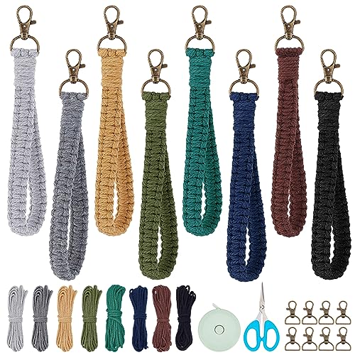 Kit de manualidades de macramé ideal para regalar y tejer llaveros