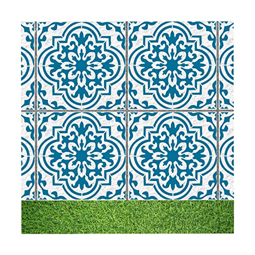 Patio Slab Stencil Hardy Lovestencil For Garden Patio Slabs + Driveways (445mm, Large Design