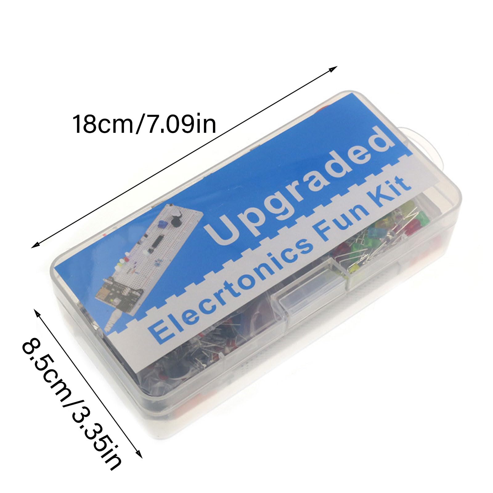 Multifunktionales Elektronik Projektset Mit 830-Punkt Steckbrett Und Verschiedenen Komponenten Für Kreative Schaltungen