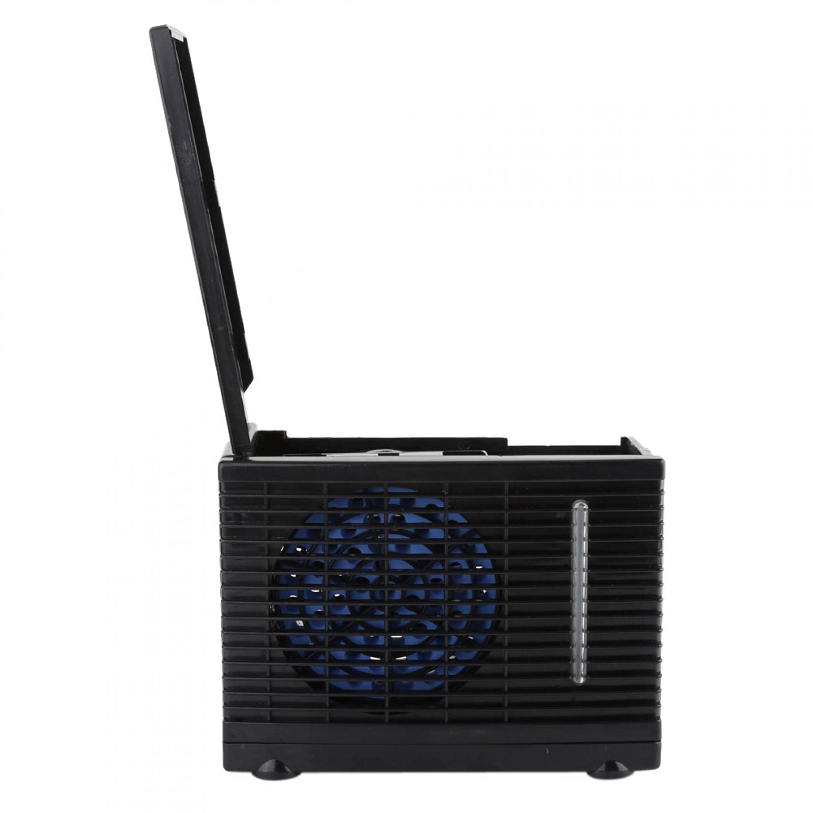 Wentylator klimatyzatora samochodowego przenośna chłodnica powietrza uniwersalna DC 12V Mini wentylator klimatyzatora niski poziom hałasu czarna chłodnica wodna parowania wentylator do samochodu cięża