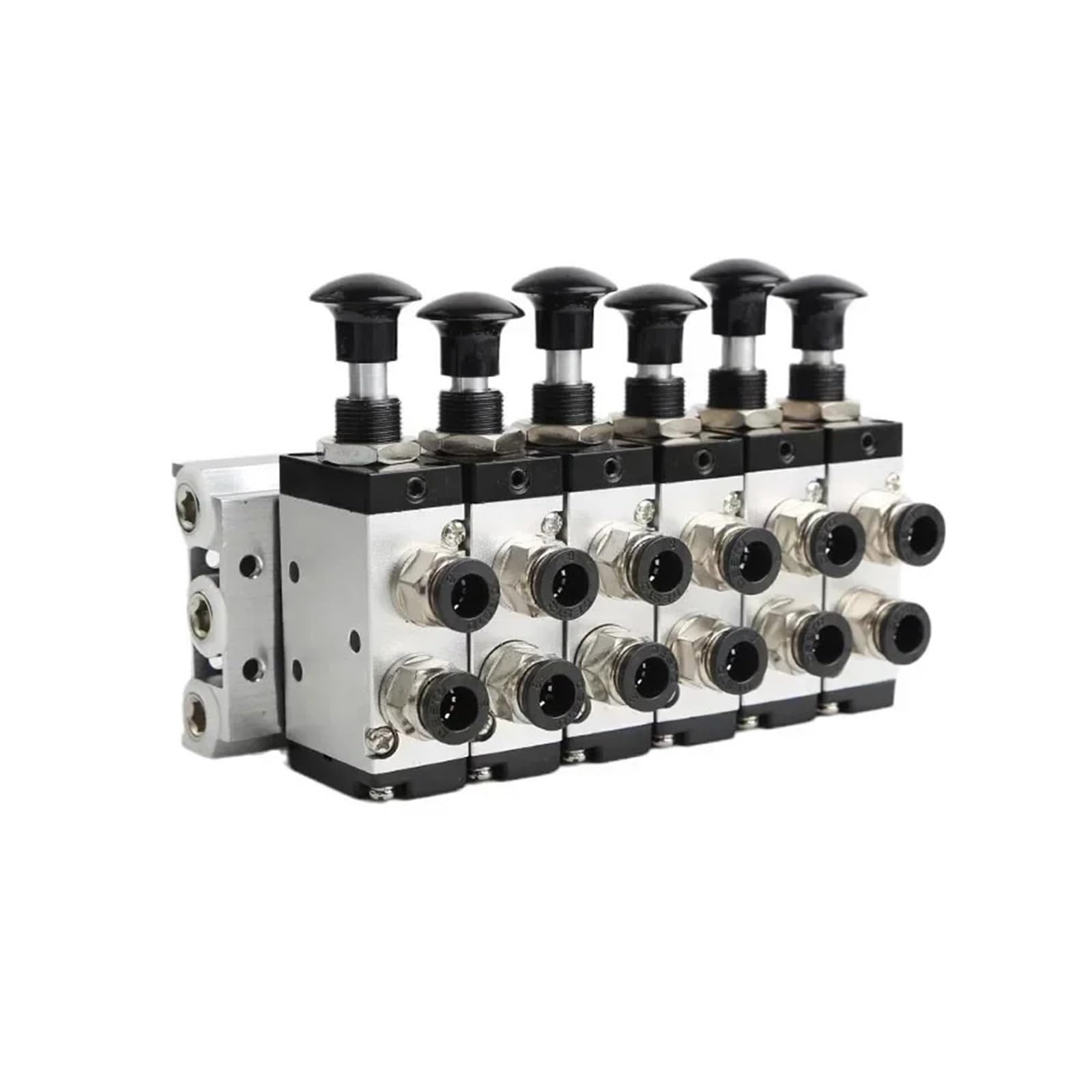 4R210-08 2F-10F Válvula Manual de 2 vías y 5 Posiciones Interruptor neumático de Empuje y tracción de válvula direccional Colector de válvulas Combinado(4 in 4 out)