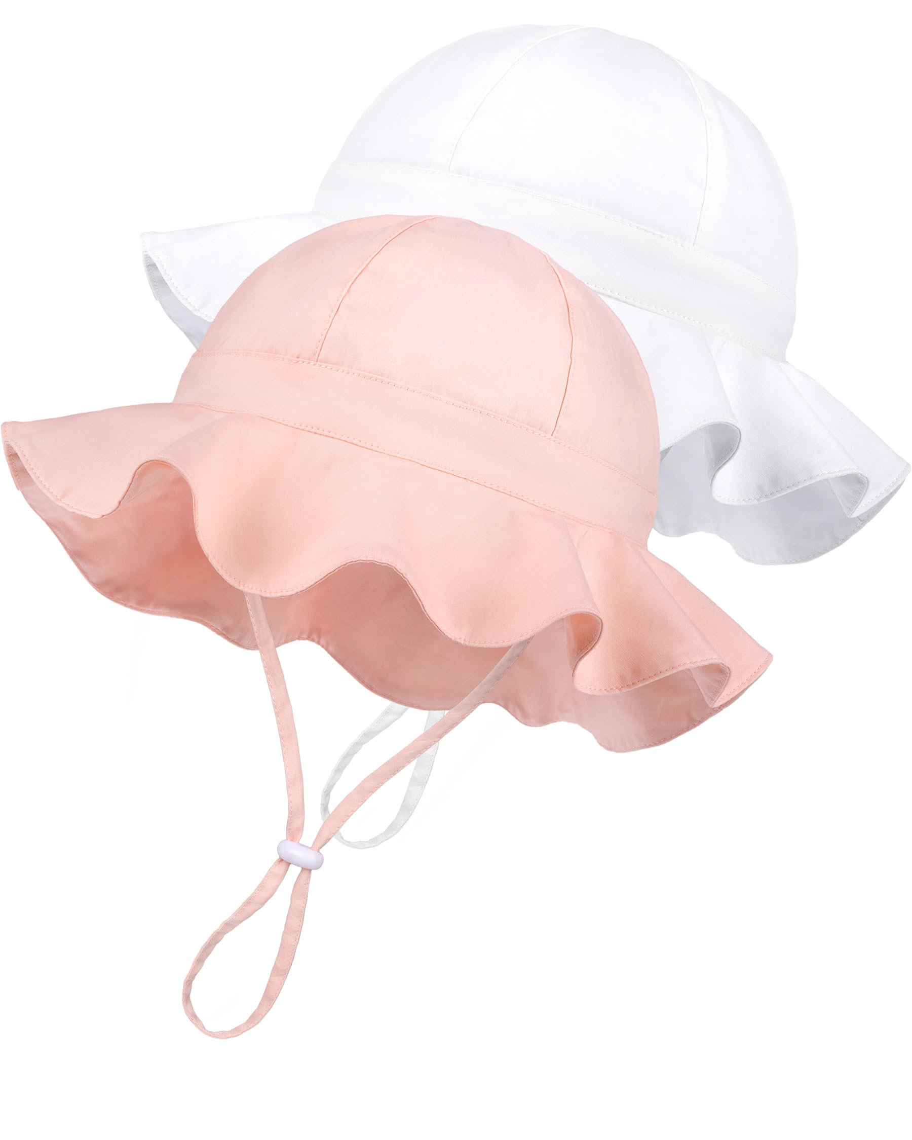 Baby Sun Hat Kids with UPF 50+ Sun Protection Wide Brim Adjustable Beach Hats for Boys Girls