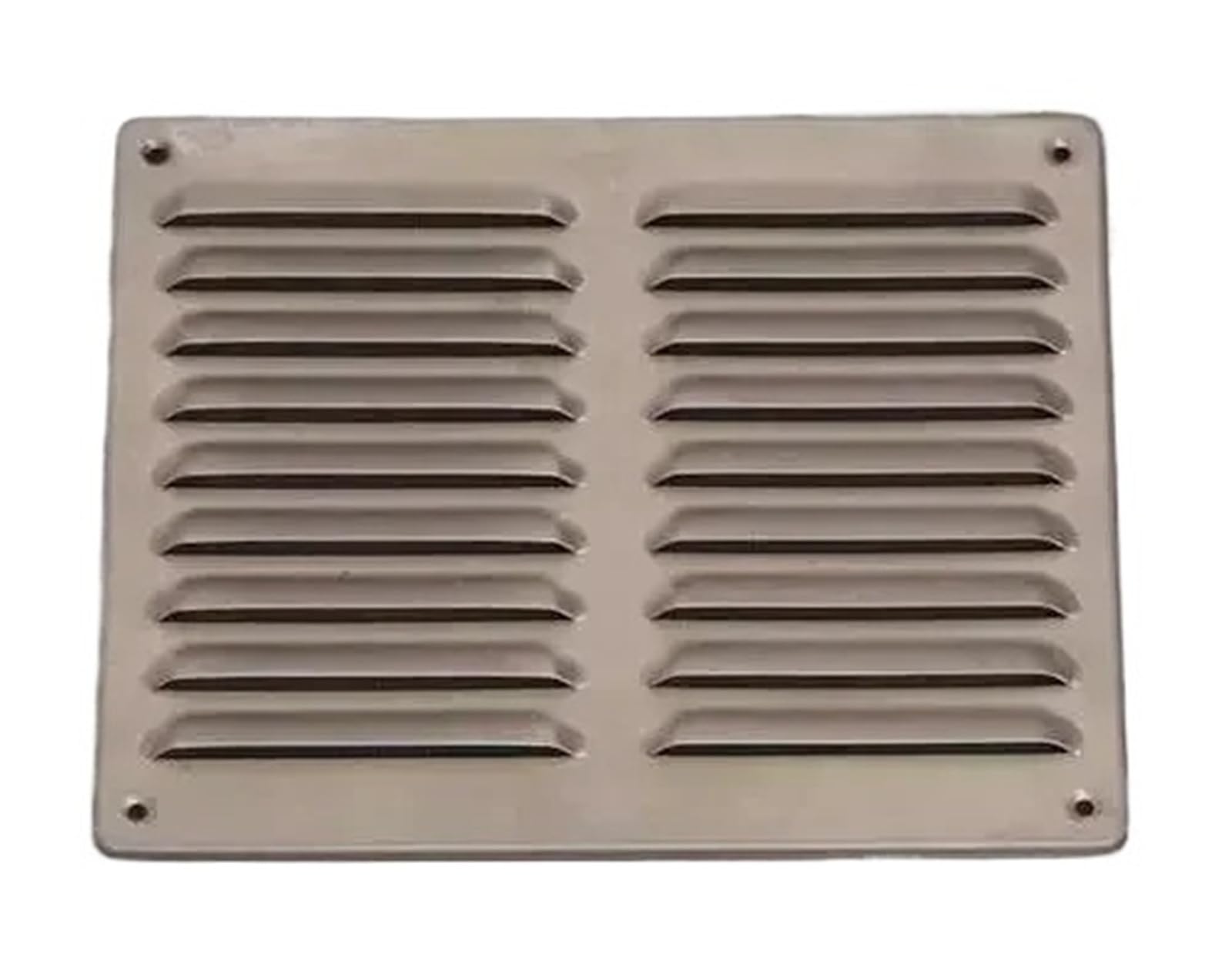 Ventilation Grilles Stainless Steel Air Vent Ventilator Grille Undereave Under Eave Louvers Copper Ventilation Rain Proof(W245H195mm SUS304)