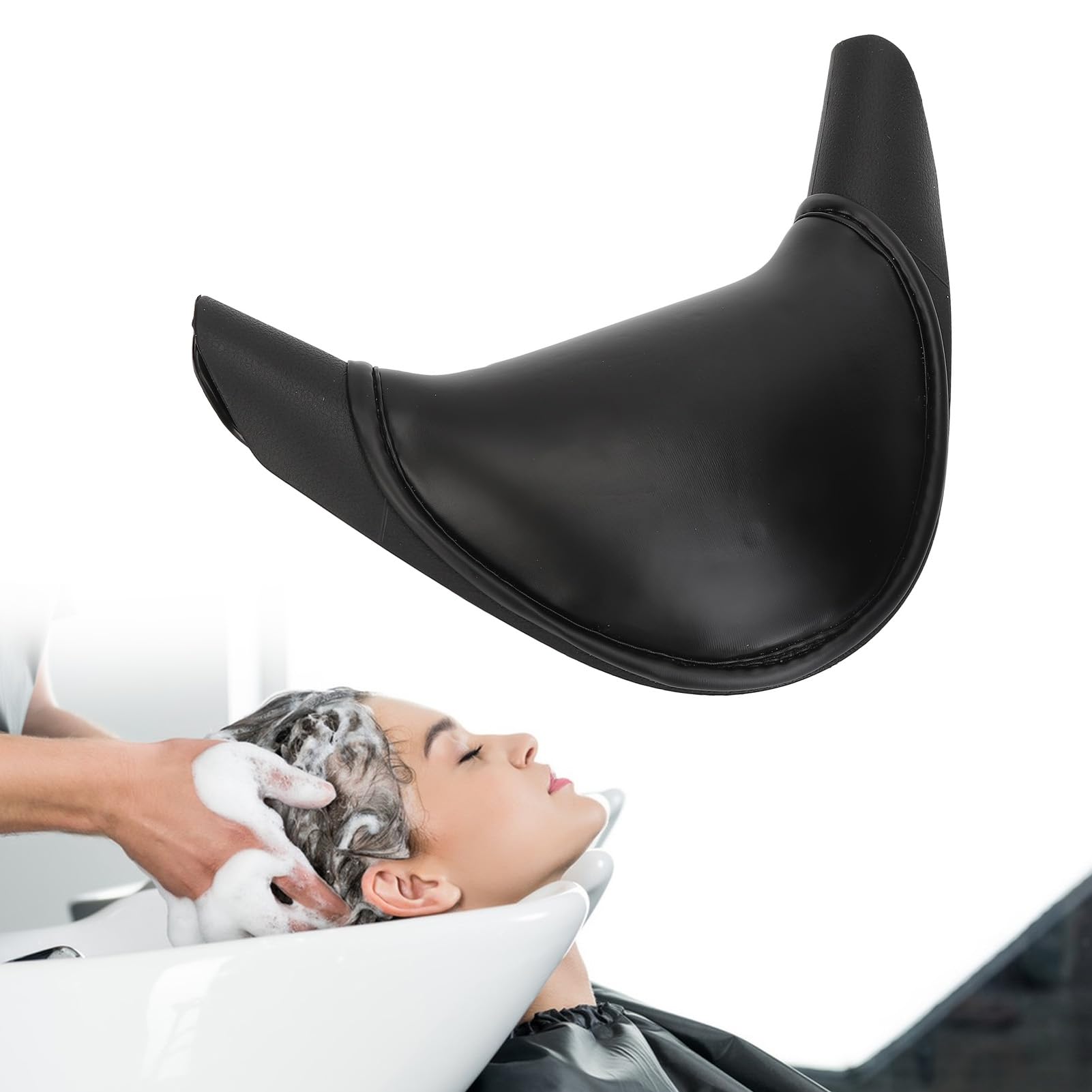 Almohada para el Cuello para Lavado de Cabello, Almohada para el Cuello con Cuenco para champú para el Cabello de Salón, Cojín para el Cuello con Cuenco para champú, Almohada