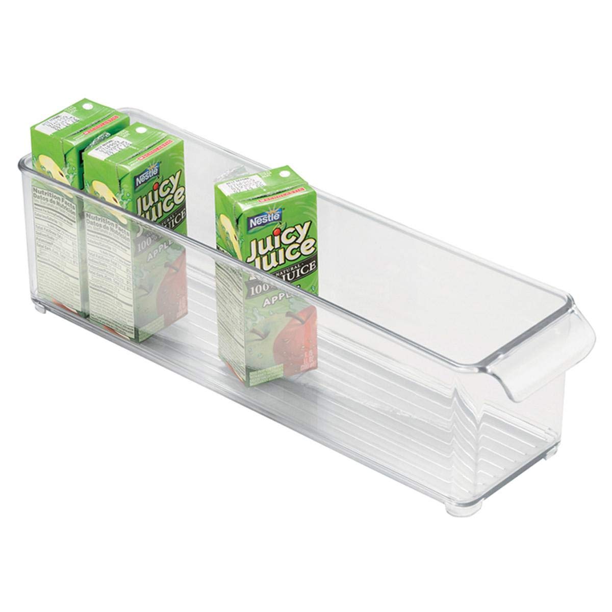InterDesign111069 Plastic Fridge Binz 4 X 4 Deep Bin, Clear