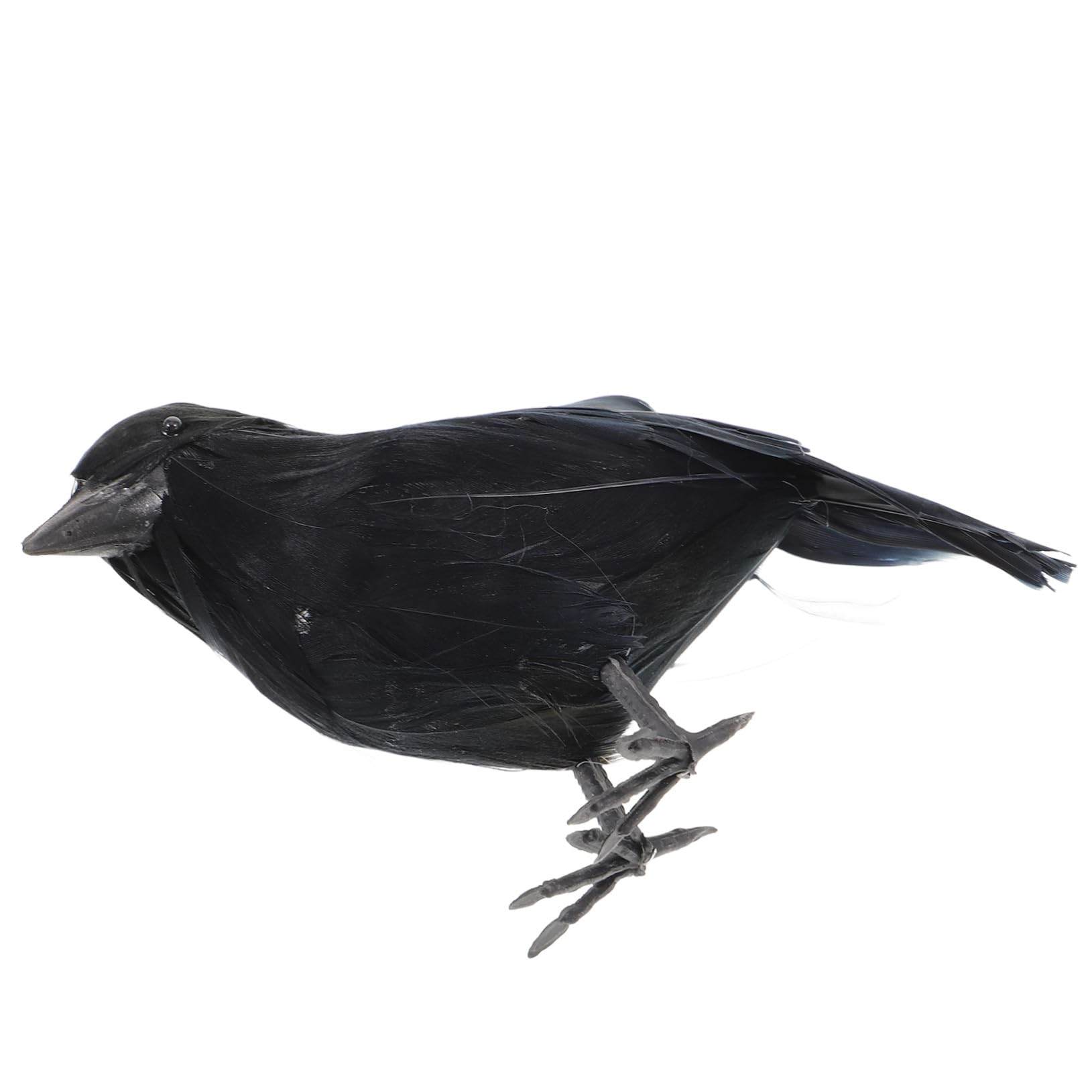 Corbeau noir réaliste pour décorer une table d'Halloween et effrayer vos invités