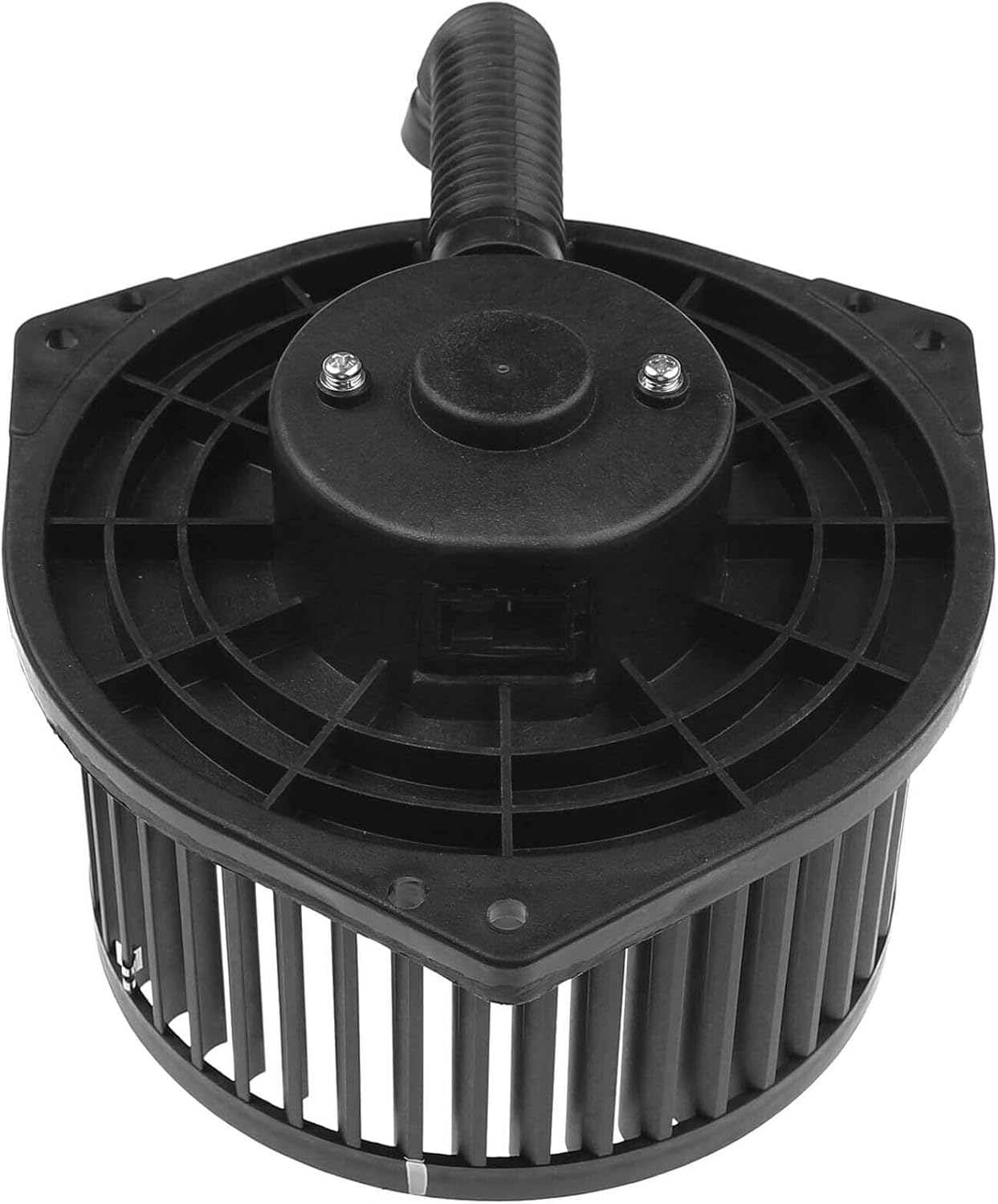 HVAC Blower Motor Front Metal Plastic for Nissan for NV1500 4.0L 2012-2021 for NV2500 4.0L/5.6L 2012-2021 for NV3500 4.0L/5.6L 2012-2021 W/Wheel Male-Connector Gender 12V