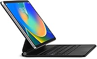 Vista 10 de Funda con teclado para iPad de 10ª generación 2022 y 11ª (A16, 2025) – Teclado estilo mágico con panel multitáctil – Soporte de voladizo flotante