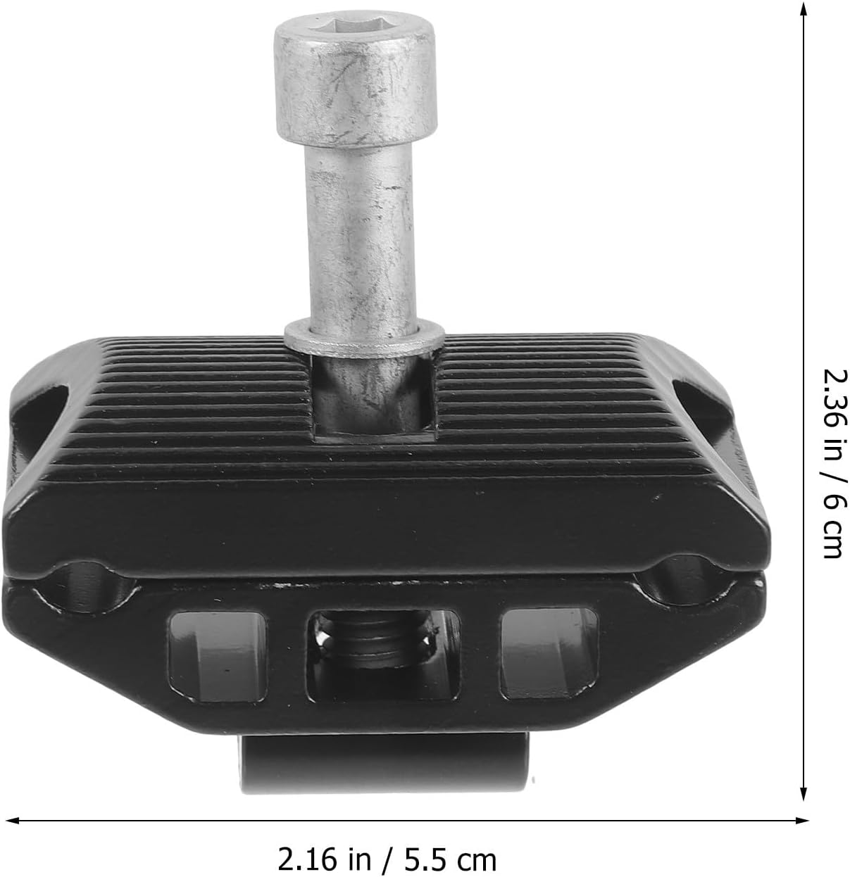 BESTonZON Bike Seatpost Clamp for Cycling, Aluminum Alloy Quick-release Seat Clamp Easy Installation, Sturdy Black Bicycle Seatpost Clip for Mountain and Road Bikes