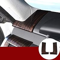 Vista 1 de YIWANG Cubierta decorativa para tablero de instrumentos lateral ABS de madera de fresno rojo para Land Rover Range Rover Sport 2014-2018 Accesorios
