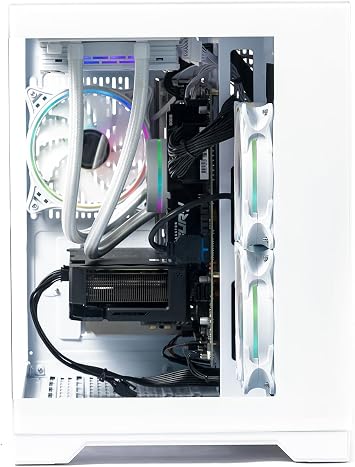 GTR Gaming PC | AMD Ryzen 7 5700X | RTX 5060 8GB | 32GB DDR4 3600MHz | 1TB NVMe SSD | 600W 80+ Bronze PSU | Wi-Fi | Windows 11 Home | ARGB Case - White