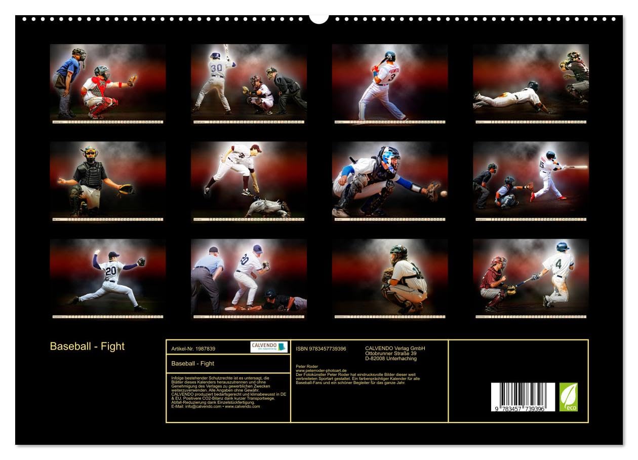 Baseball - Fight (hochwertiger Premium Wandkalender 2026 DIN A2 quer), Kunstdruck in Hochglanz: Baseball, Teamsport der Extra-Klasse - beeindruckende ... spektakulären Sportart. (CALVENDO Sport)