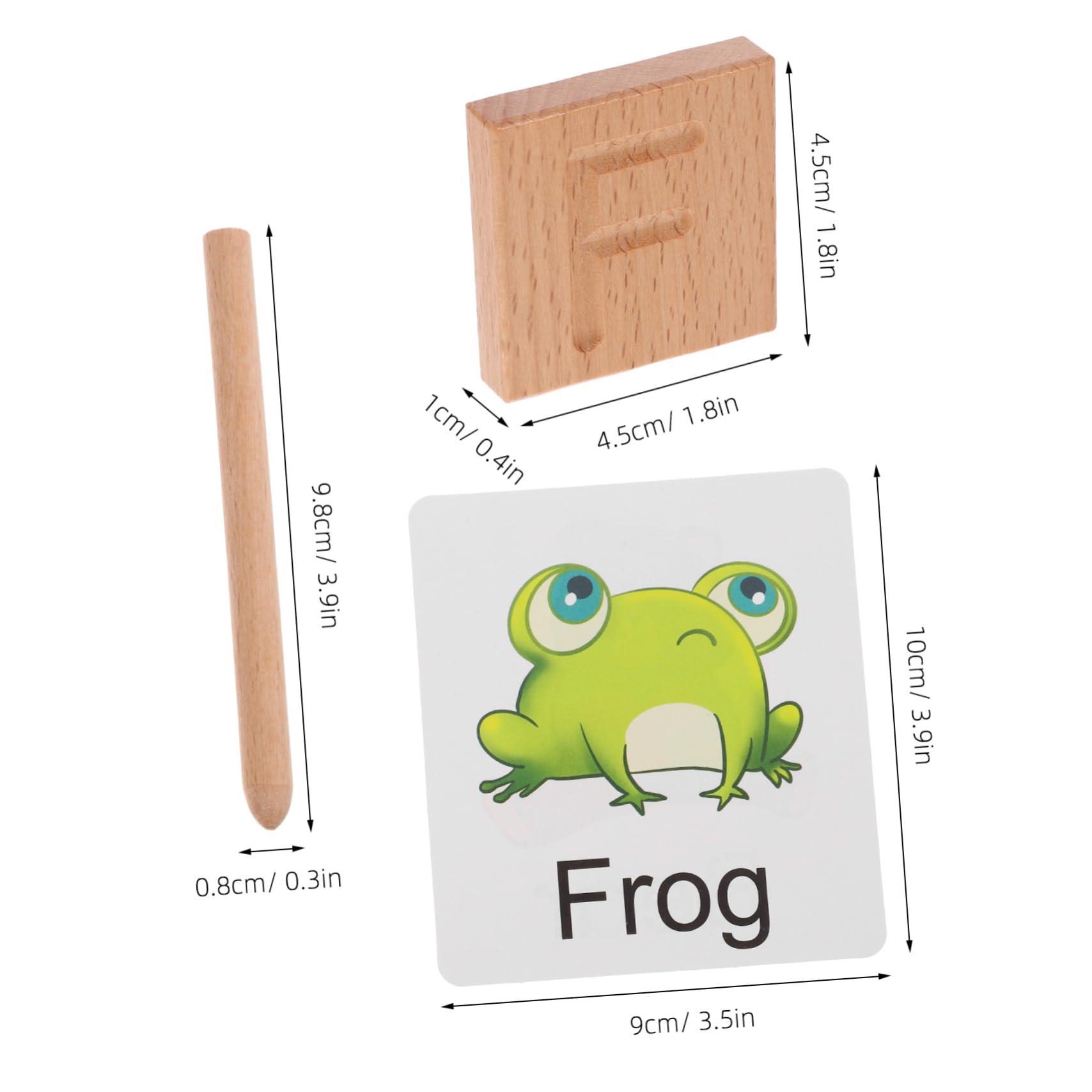 Vaguelly 1 Juego Tablero de de Letras para Aprendizaje Preescolar Juguete Educativo de Alfabeto con Tarjetas Ilustrativas Divertido para Desarrollar Habilidades Lingüísticas