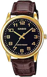 Relógio Masculino Casio MTP-V001GL-1BUDF - Dourado/Marrom