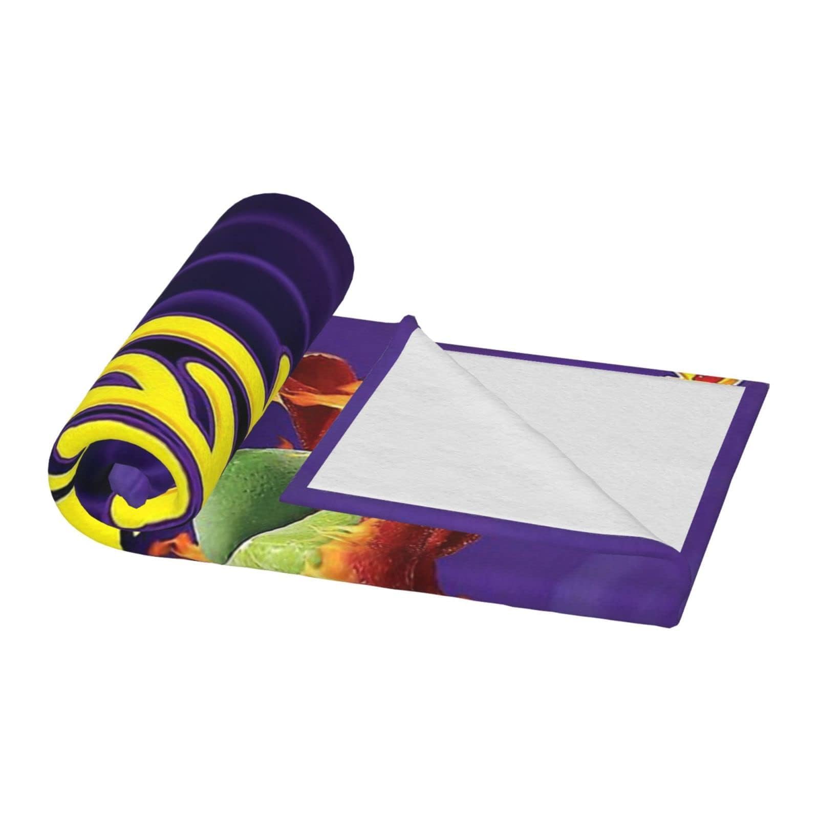 Flannel Throw Blanket Super Soft Plush Throw Bed Couch Decorative Cotton Sofa Cozy Blanket 50''X40''