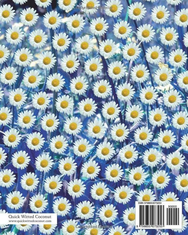Daisy Notebook, Ruled Pages, 8x10 - Image 2