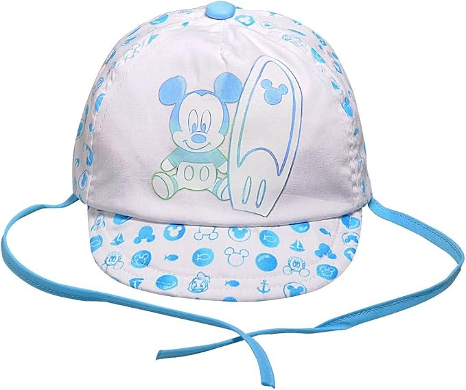 CAPPELLO TOPOLINO DISNEY CON VISIERA ESTIVO NEONATO - D01868 : Amazon.it:  Abbigliamento
