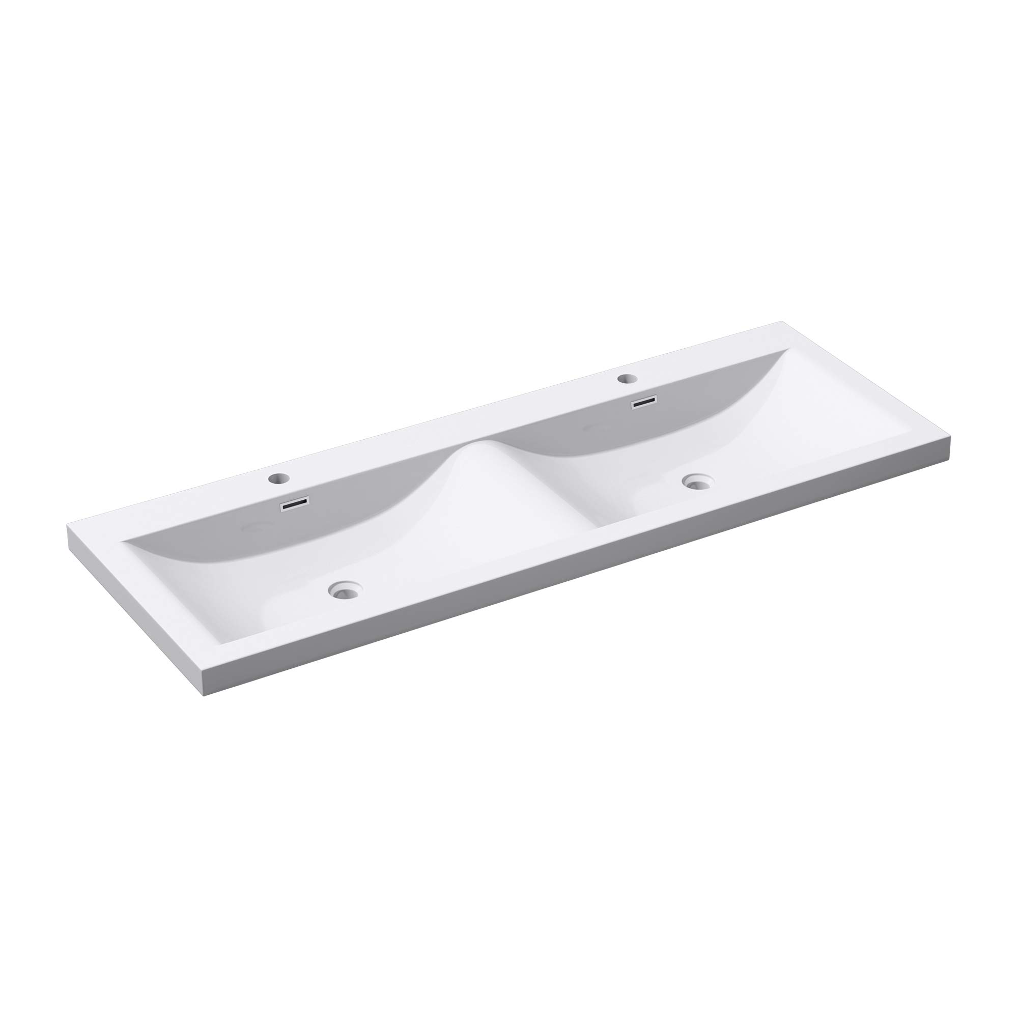 Double vasque encastrable 144 cm pour salle de bains familiale doporro Colossum03