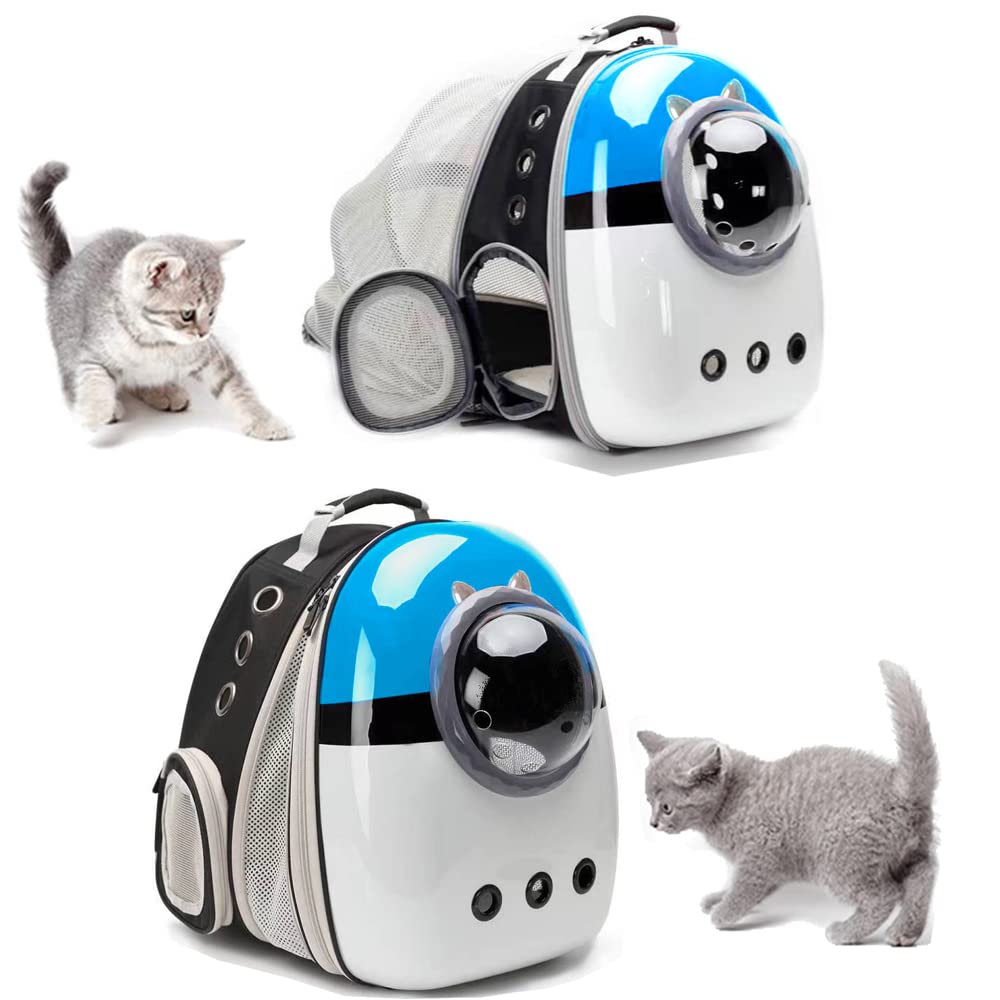 Zaino trasportino per animali domestici, trasportino a bolle, gatti e cuccioli, approvato dalla compagnia aerea, progettato per viaggi, escursioni, passeggiate