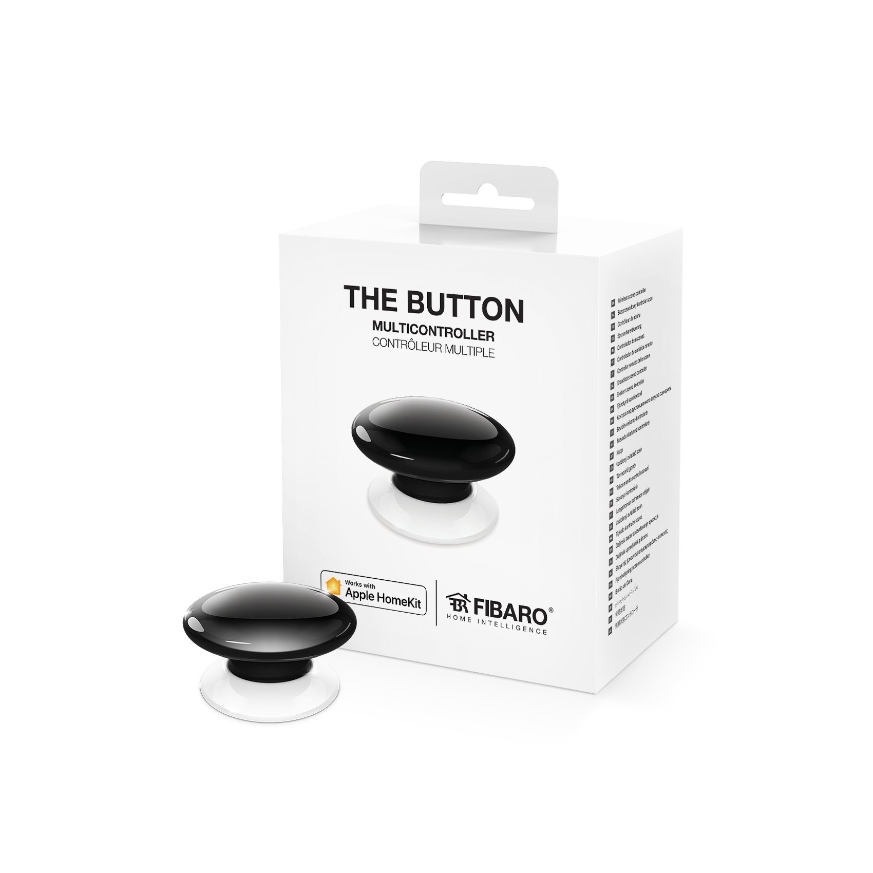 Fibaro Fibaro FGBHPB-101-2 Black iOS Blueetoth Smart Multicontroller, On-Off Switch, 3.6 V