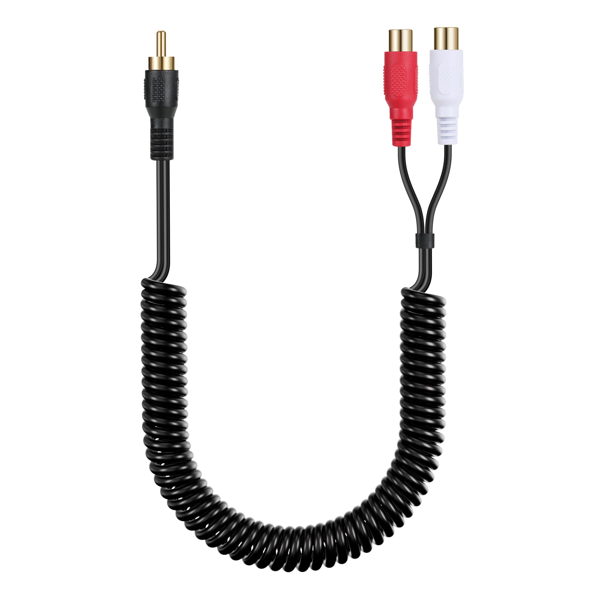 Cavo Adattatore RCA Y 1 Femmina A 2 Maschi – Sdoppiatore Audio Di