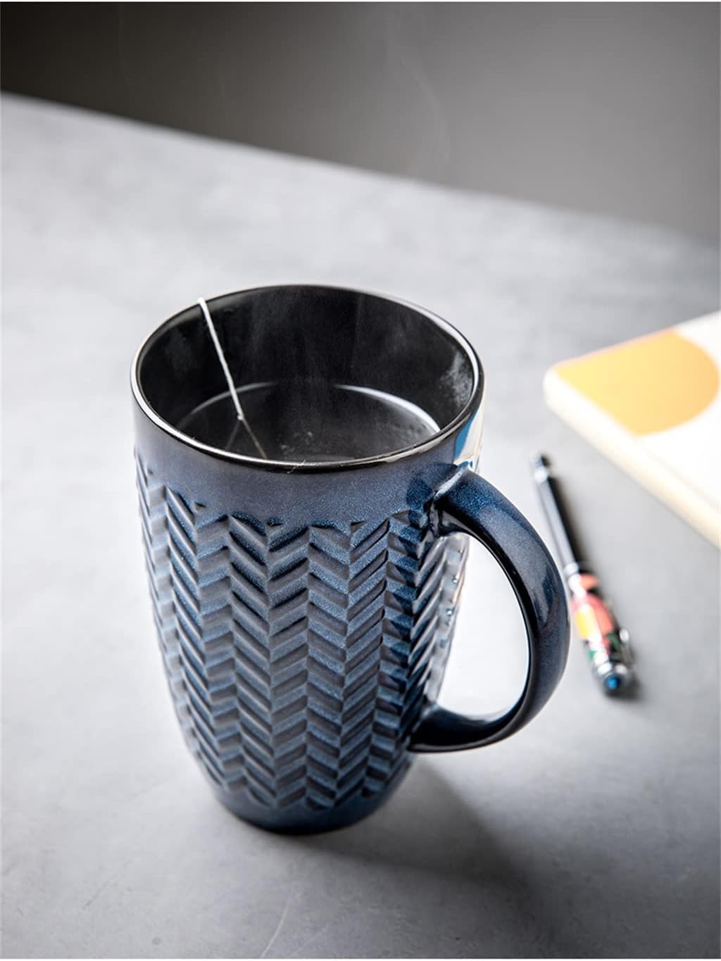 600ml Europe Ceramic Mug Coffee Creative Office Tea Drink Drinkware Couples Gift(D)