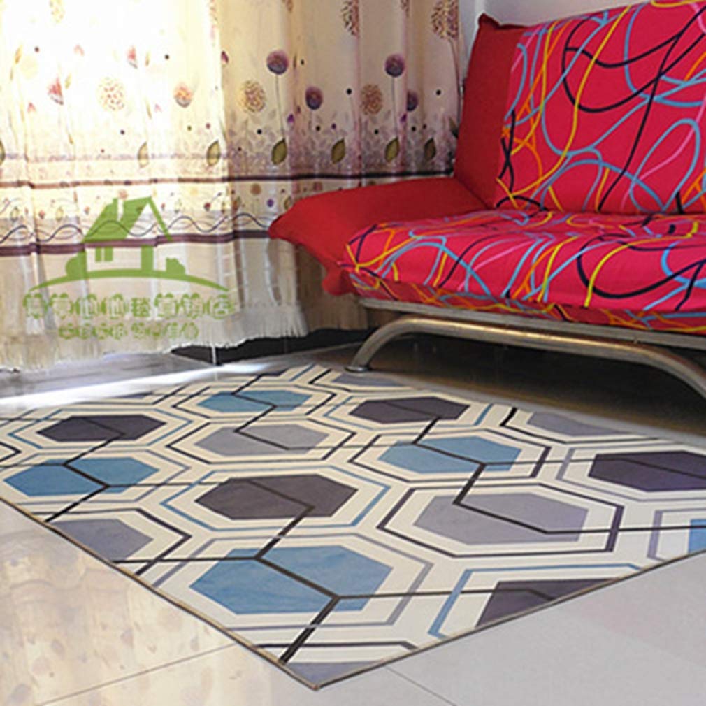 Buy MOXIC Soft Geometric Living Room Area Rugs Rectangular Children Crawling Bedroom Rug Fleece Anti-Slip Fleece Carpets Modern Home Decor Mats Indoor Outdoor Runners Nursery 2' X 8' — BookShops.in
