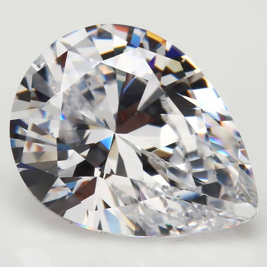 極太20mm×50cm｜6層14KホワイトG×5A石グリッターチェーン Amazon.com: JIANGYUANGEMS 50pcs 3x5mm 5A Pear Shape Machine