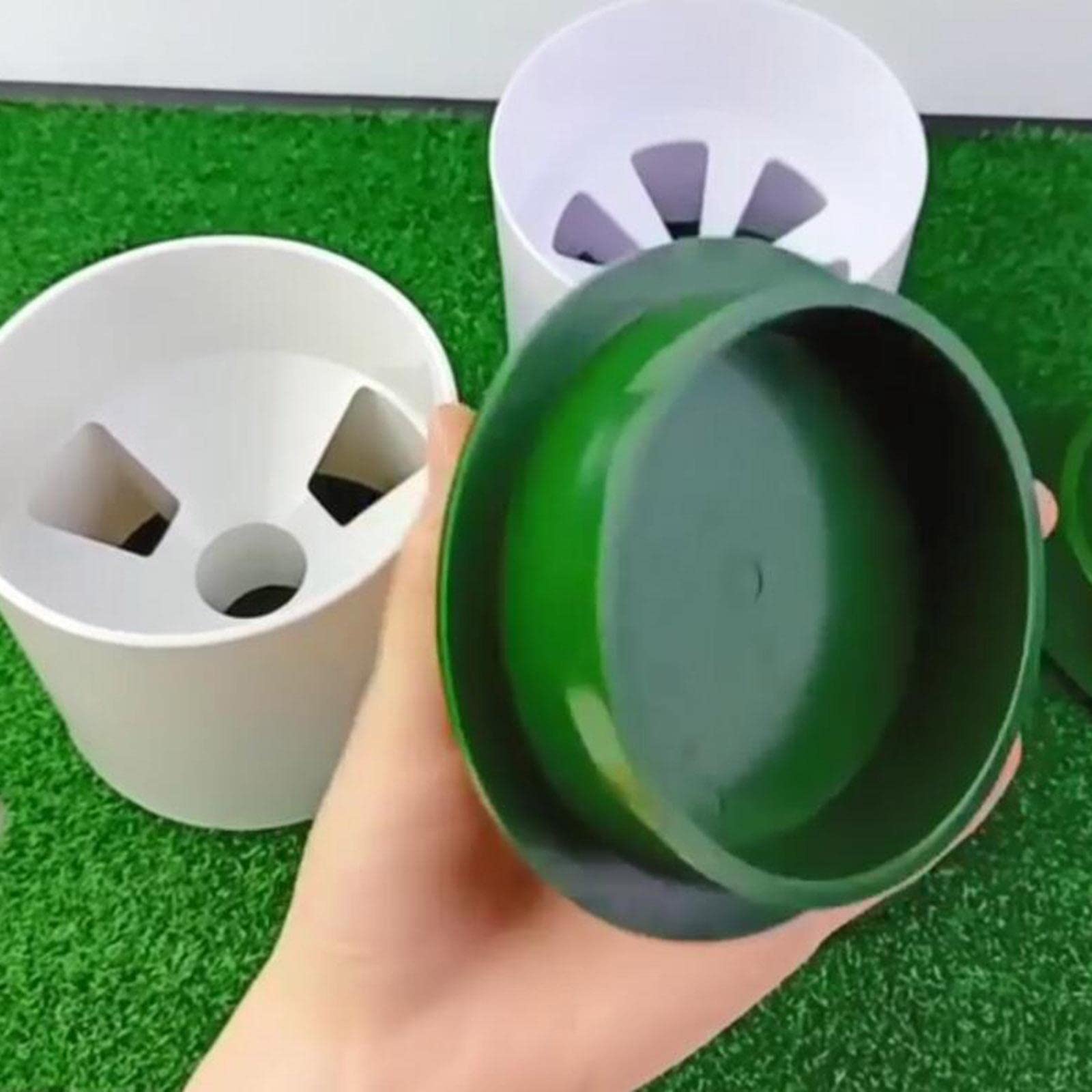 RNXRZANK 2X Beginner Golf Cup Weatherproof Cover Putting Green Cup Golf Practice