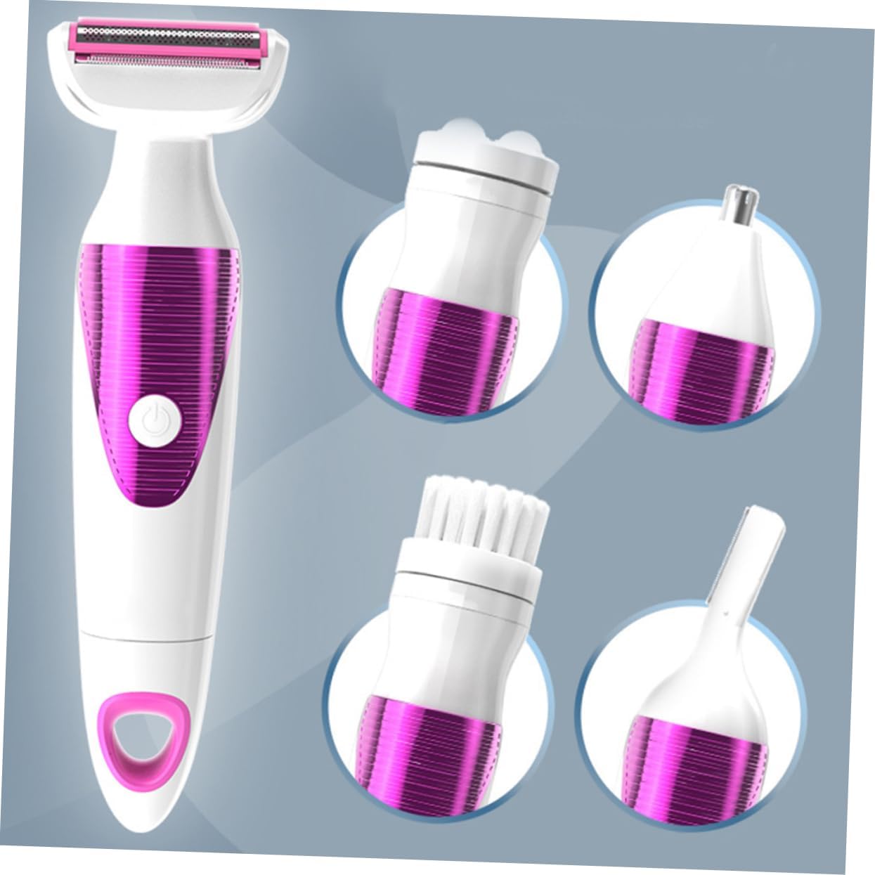 CALLARON Multifunctional with Base Womens Depilator for Eyebrow Trimming Facial Cleaning Hair Removal Lightweight and Washable Design