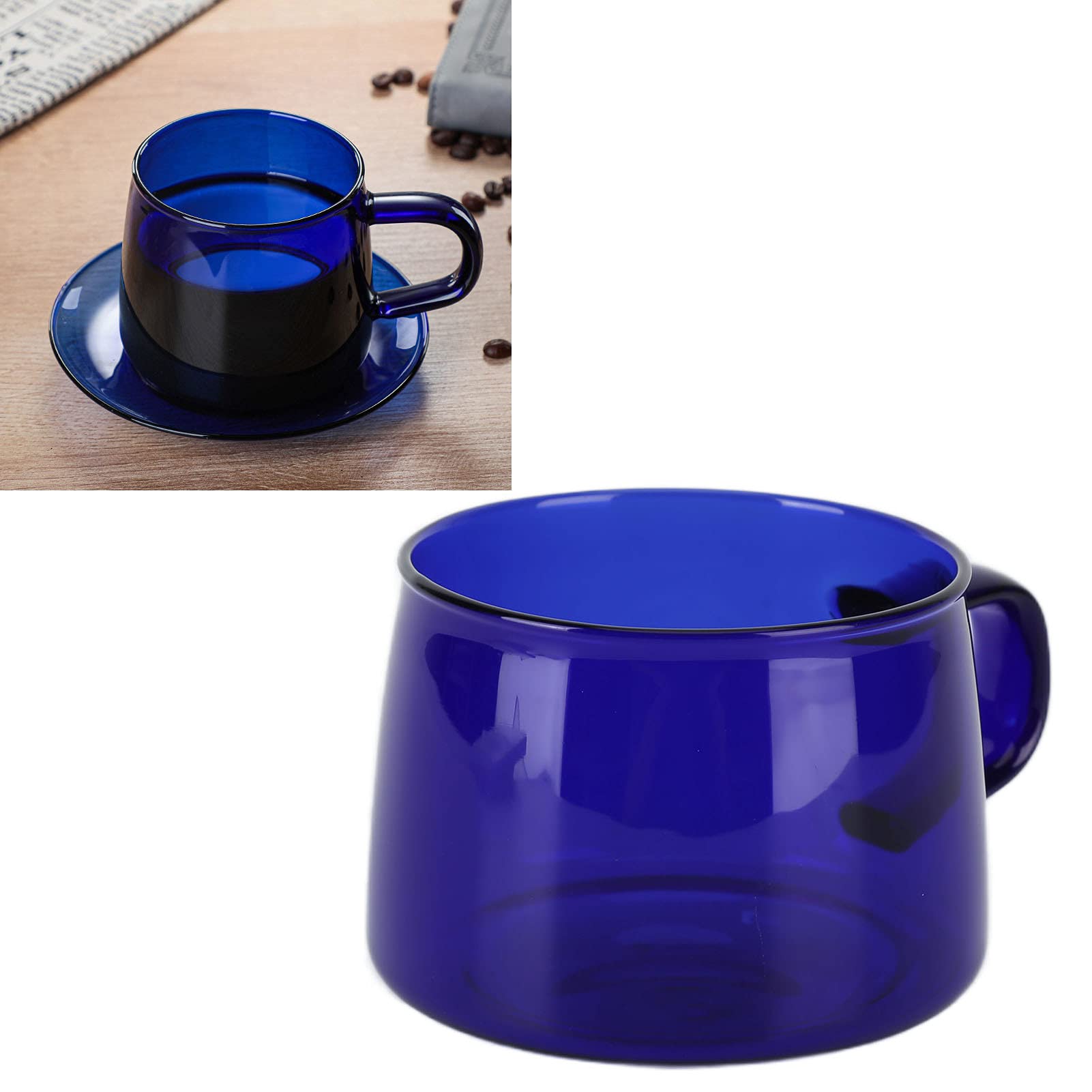 Shanrya Tasse à Café En Verre Facile à Tenir, Durable Et Utilisable