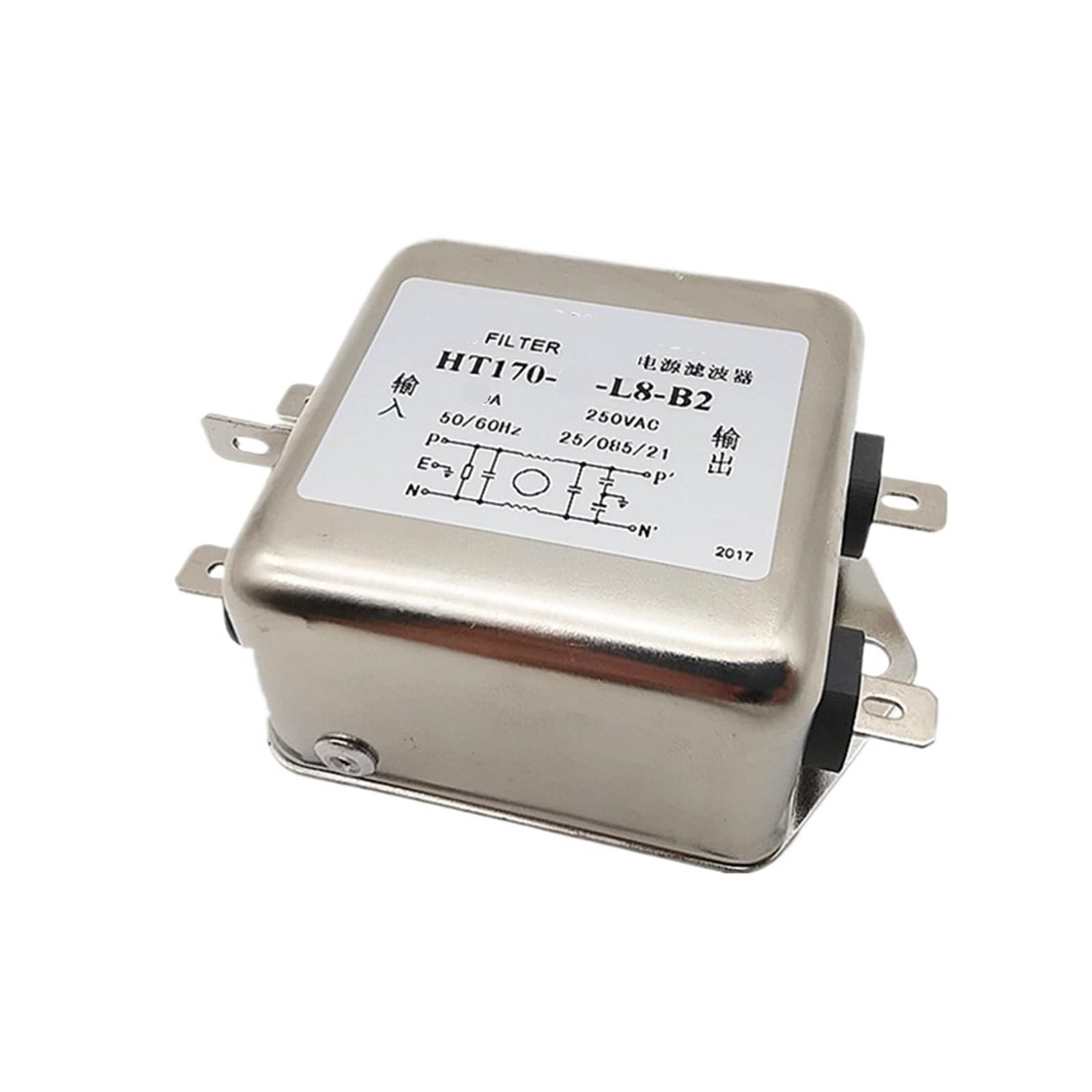Filtre de puissance monophasé 20A HT170 purificateur électromagnétique